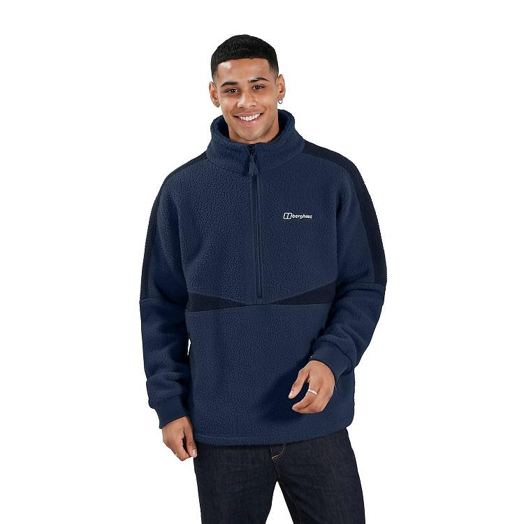 Pánska Fleece Berghaus Houlton Modre Slovensko 8795EOKPF